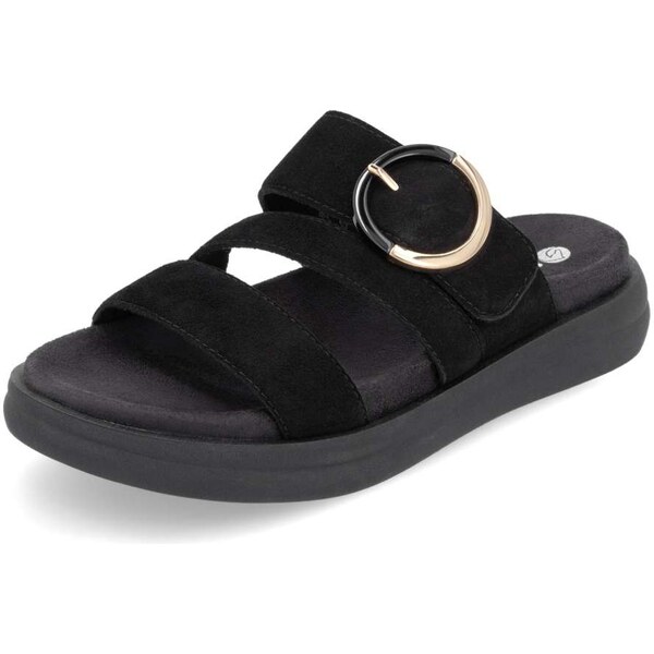 RIEKER Dámske šľapky REMONTE D2N53-02 čierna S5 62945030