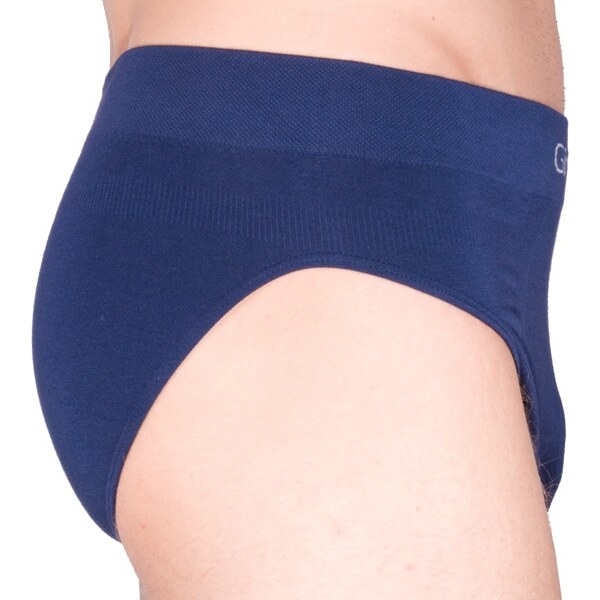 Pánske slipy Gino bambusové modré (50003) 62950890