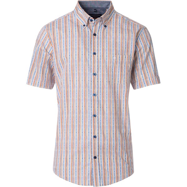 Pánska pruhovaná farebná casual košeľa CASA MODA 62841482