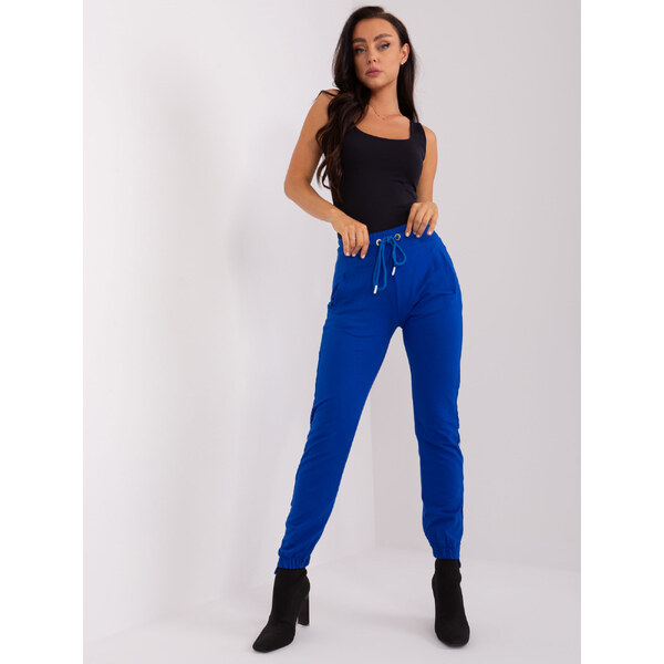 RELEVANCE Modré dámske tepláky RV-DR-8547.08-cobalt 57952771