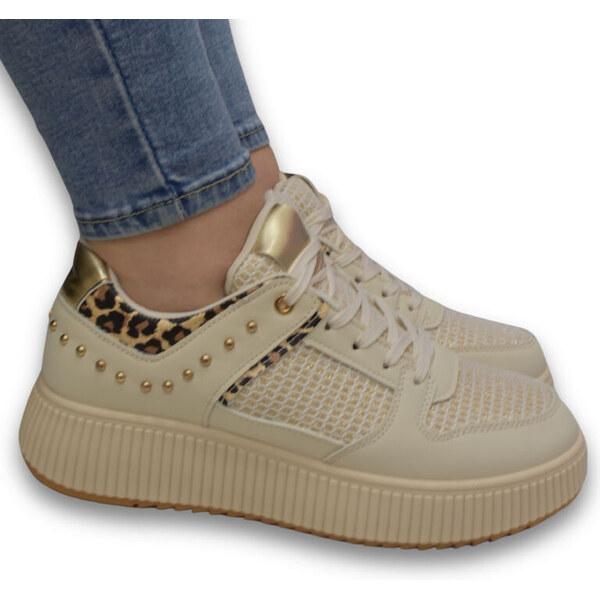 SS Dámske béžové tenisky KARINA 62966531