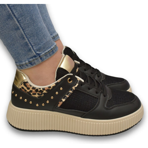 SS Dámske čierne tenisky KARINA 62966532