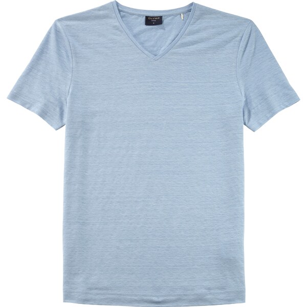 Pánske svetlomodré ľanové tričko OLYMP 62968312