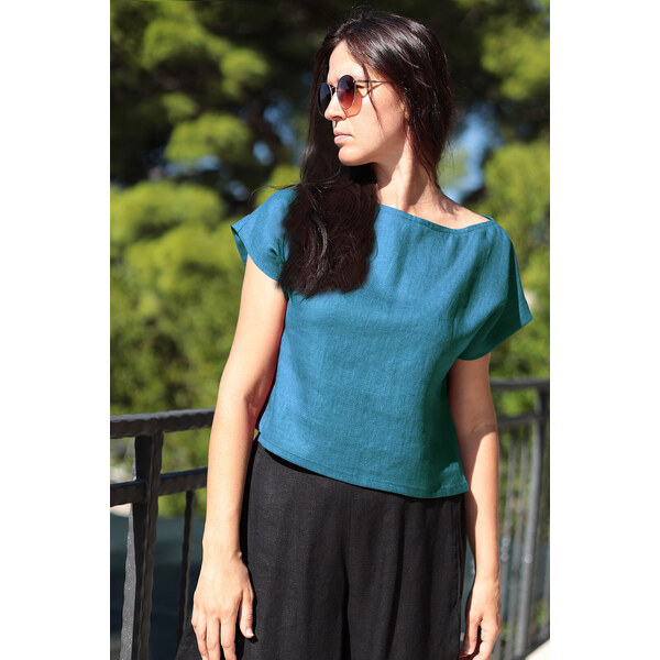 Autorské triko Lotika zo 100% lanu 63935798