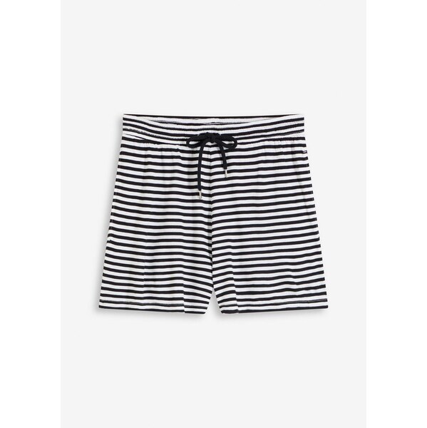 bonprix Plážové šortky z padavej viskózy, farba čierna 62972160