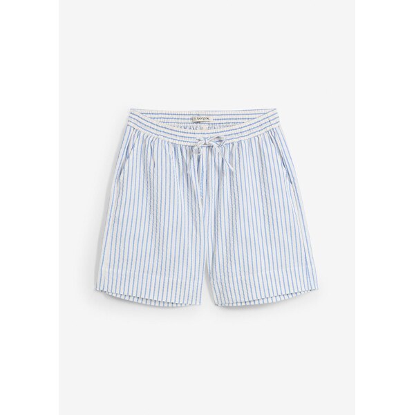 bonprix Šortky z čistej bavlny, farba modrá 62972842