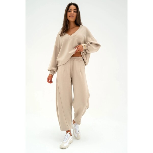 Mosquito Dámske tepláky soft Ollie Beige béžové, Farba béžová 62973937