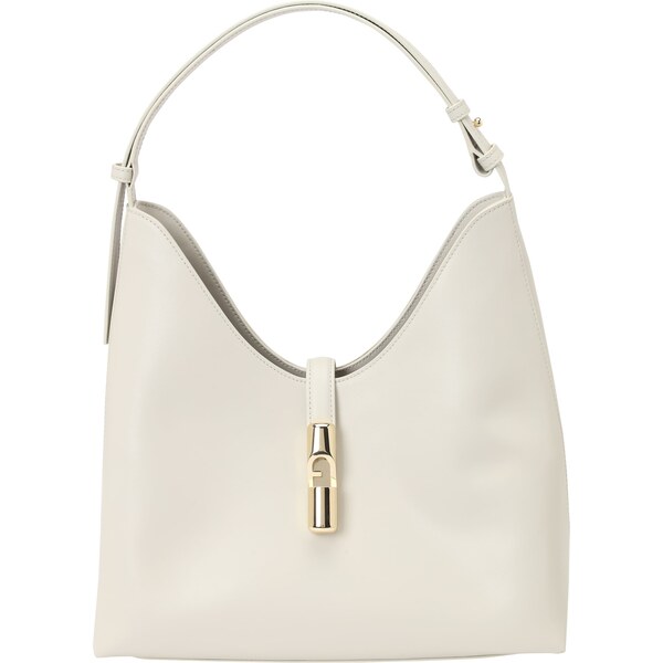 FURLA Kabelka na rameno GOCCIA šedobiela 62978682
