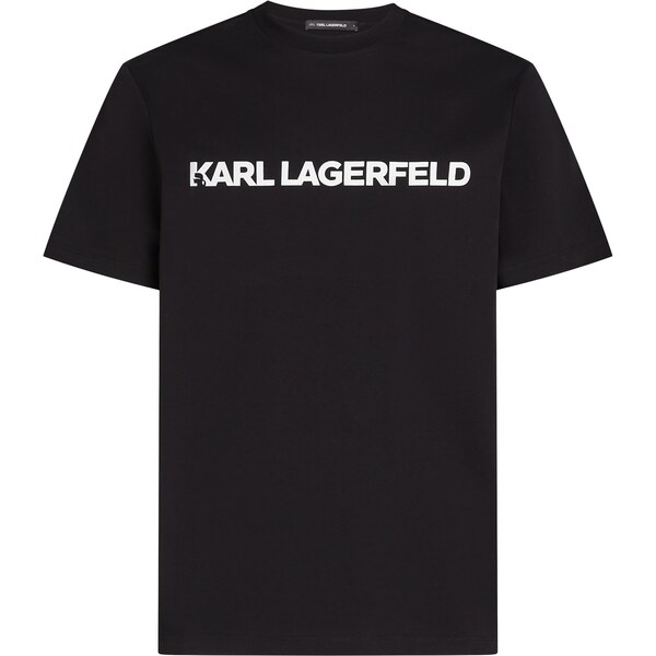 Karl Lagerfeld Tričko čierna / biela 62978743