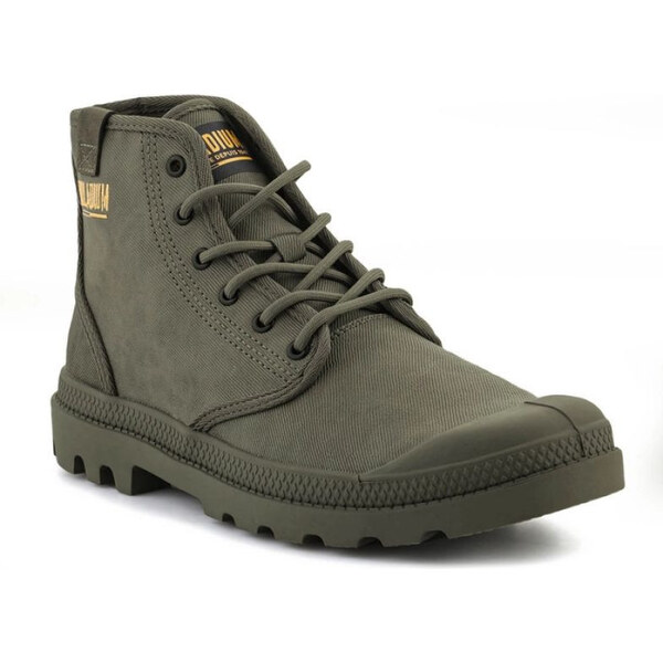 Topánky Palladium PAMPA HI COATED U 74375-377-M Dusky Green 62976262