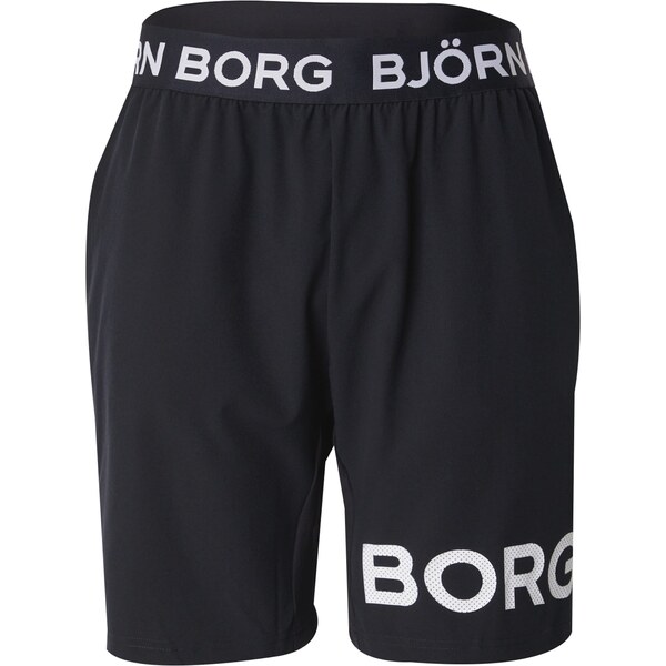 BJÖRN BORG Športové nohavice čierna / biela 63166736