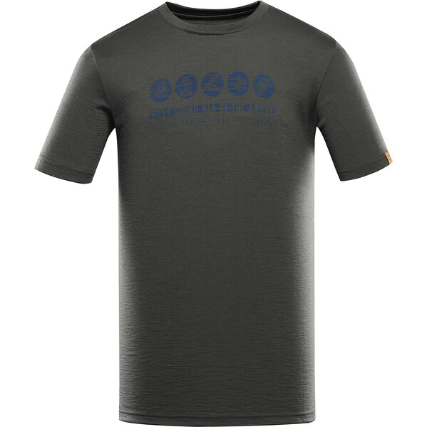 ALPINE PRO - WOOLEN 3 PÁNSKE TRIČKO Z MERINO VLNY 62993045