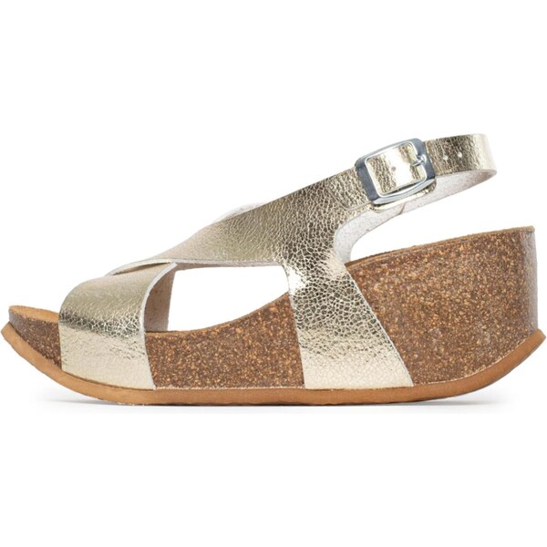 Bayton Sandále Rea zlatá 63153329