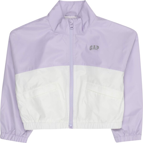 GAP Prechodná bunda sivá / levanduľová / biela 63166962