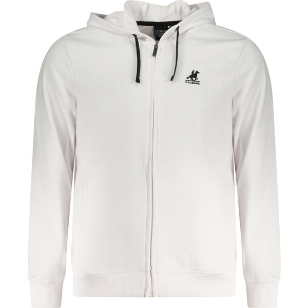 U.S. GRAND US GRAND POLO MENS ZIP-UP SWEATSHIRT WHITE 64707195