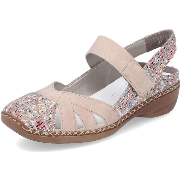 Dámske sandále RIEKER 41352-90 béžová S5 62985032