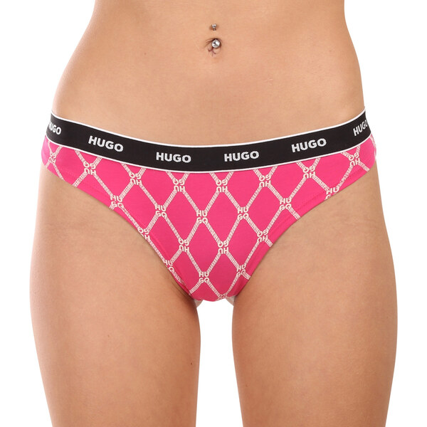 3PACK dámske tangá HUGO viacferbná (50495870 662) 62985184
