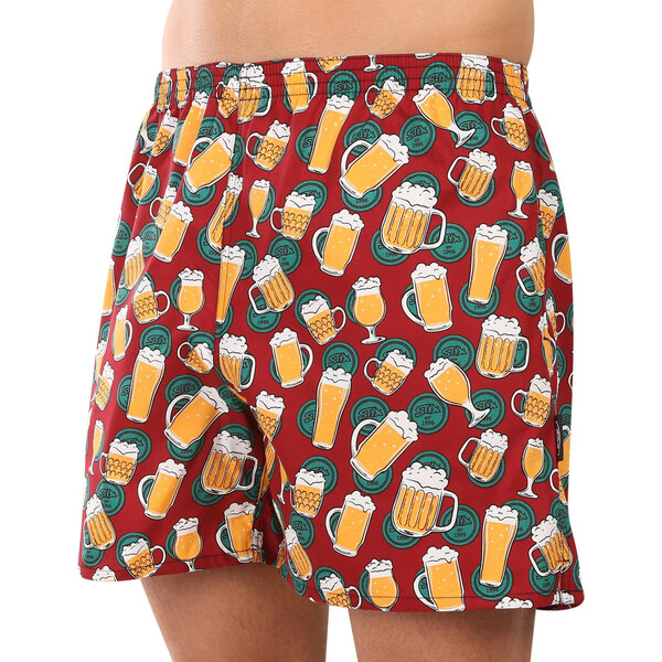 Pánske domáci trenky s vreckami Styx pivo (D1855) 62985196