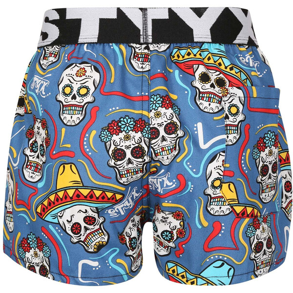 Detské trenky Styx art športová guma lebky (BJ1856) 4-5 let 66060814
