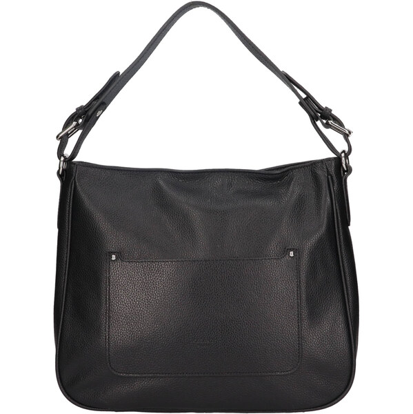 Elegantná dámska kožená kabelka Katana Julle - čierna 65912332