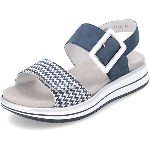 RIEKER Dámske sandále REMONTE D1J53-14 modrá S6 62988582