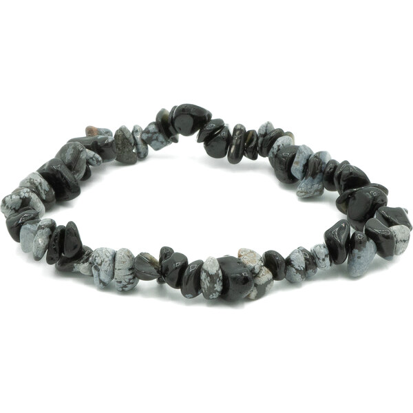 Olivie Náramok OBSIDIÁN sekaný 9293 63404720