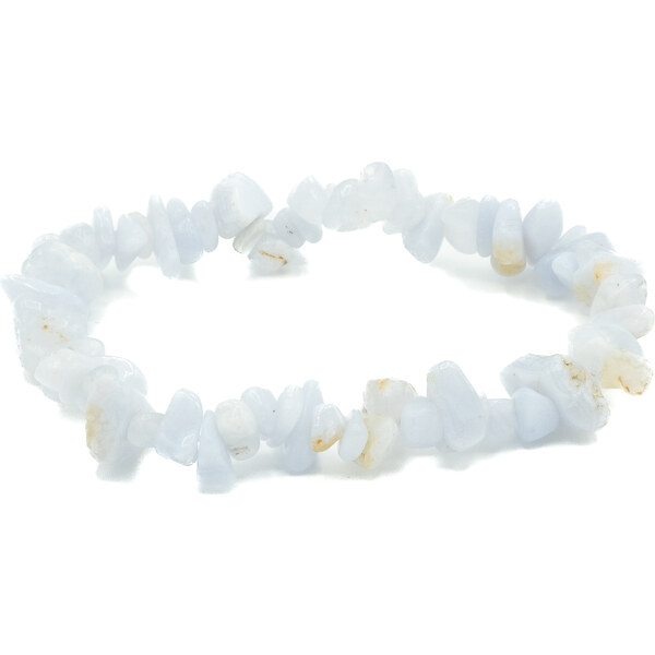 Olivie Náramok MODRÝ KRAJKOVÝ ACHÁT sekaný 9299 63406933