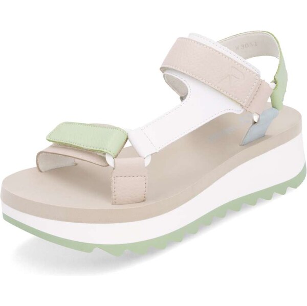 Dámske sandále RIEKER W3051-90 ružová S5 62990049