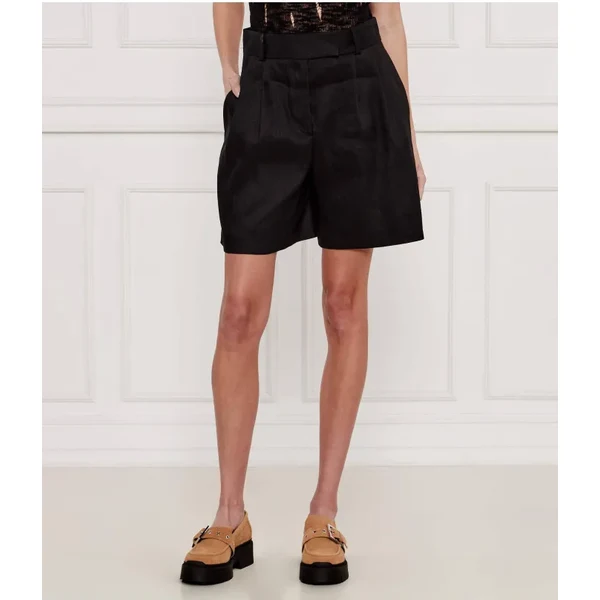 HUGO Ľanové šortky Holini | Relaxed fit 62990518