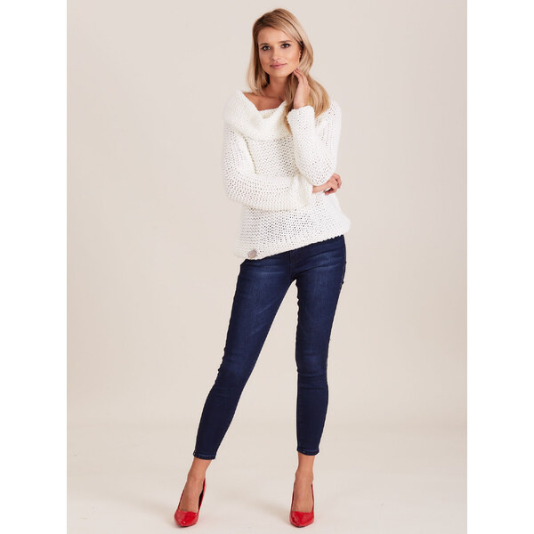 BASIC Dámske tmavo modré džínsy s okrasným zipsom JMP-SP-BF8952.59 19230690