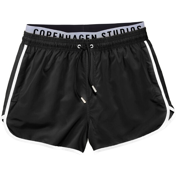 Copenhagen Studios Plavecké šortky sivá / čierna / biela 63067657