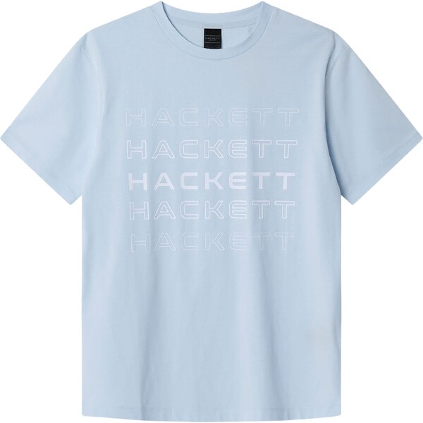 Hackett London Tričko dymovo modrá / biela 63067894