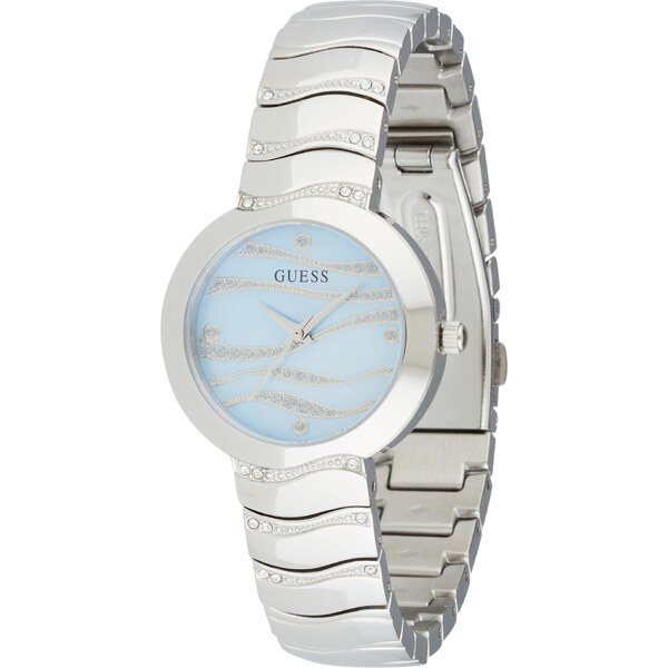 GUESS Analógové hodinky svetlomodrá / strieborná 63067971