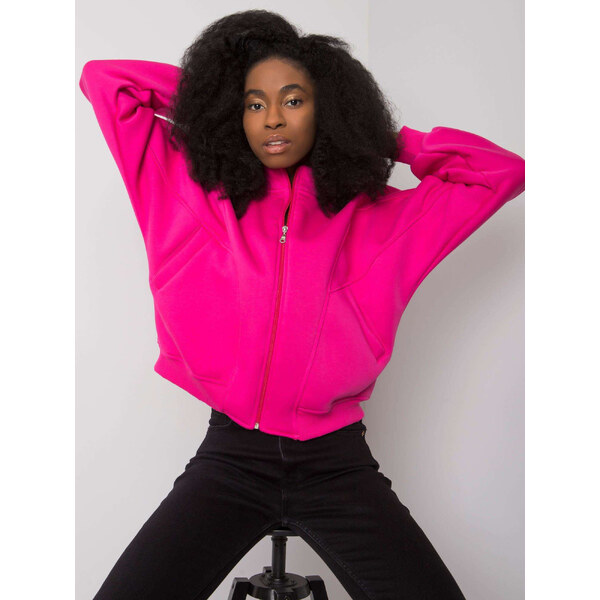 BASIC Fuchsiová prešívaná mikina Emma so zapínaním na zips EM-BL-703 29265740