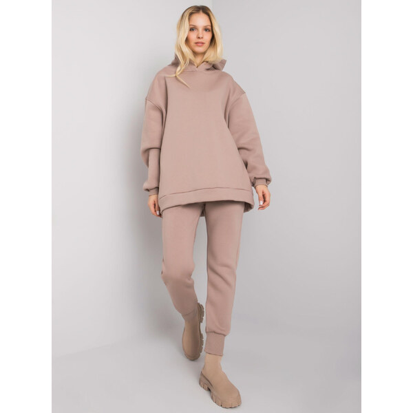 BASIC FEEL GOOD Béžová dámska tepláková súprava RV-KMPL-7372.26X-beige 29386071
