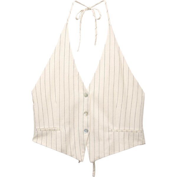 Pull&Bear Vesta k obleku nebielená / antracitová 63166678