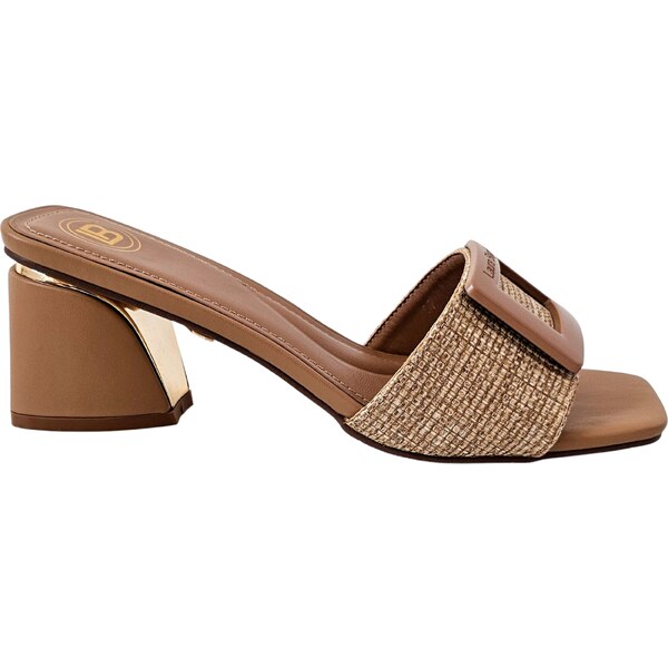 Hnedé sandále Laura Biagiotti Raffia Brown 63013605