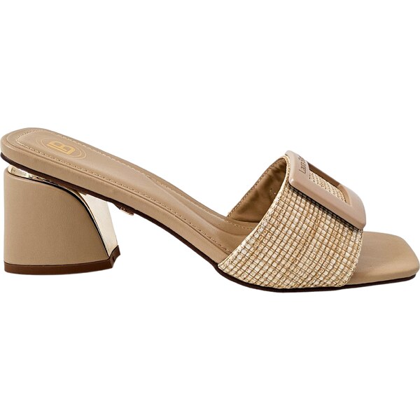 Béžové sandále Laura Biagiotti Raffia Tan 63014104