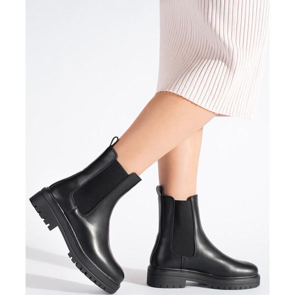 BASIC Čierne členkové dámske štibletky Sergio Leone TR770B 57040909