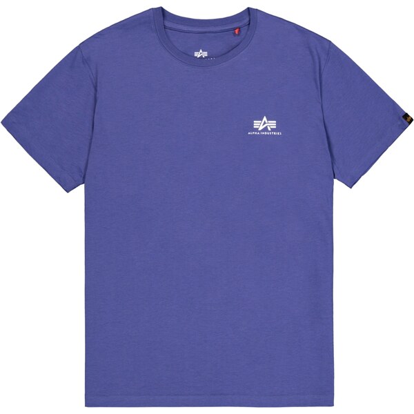 ALPHA INDUSTRIES Tričko modrofialová / biela 63067159
