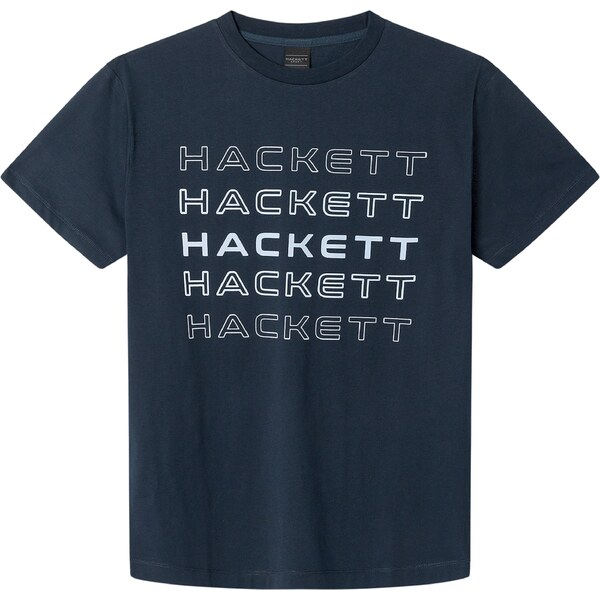 Hackett London Tričko námornícka modrá / biela 63067909