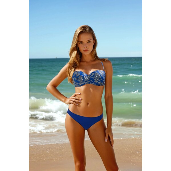 Etna Dámske dvojdielne plavky Alice-23/W nebesky modré, Farba nebesky 53179190