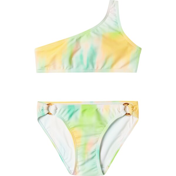 NAME IT Bikiny ZELIA karí / zelená / smaragdová / oranžová 63067287