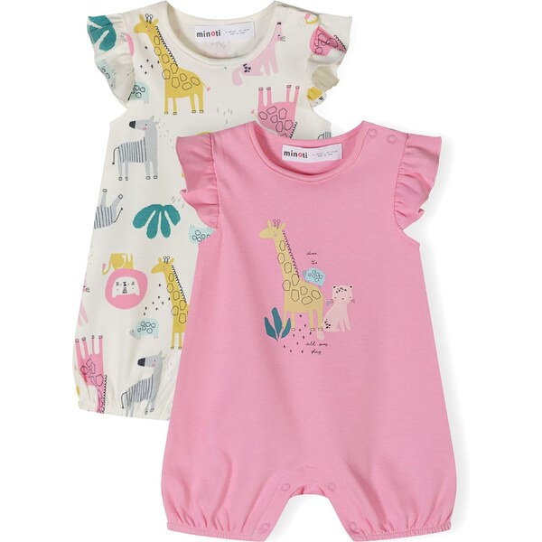 MINOTI Overal svetložltá / svetlosivá / fialová / šedobiela 63068501