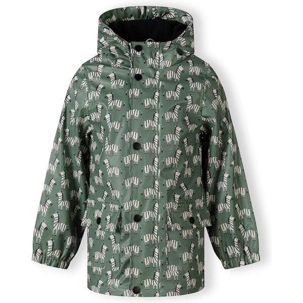 MINOTI Prechodná bunda tmavozelená / čierna / biela 63068510