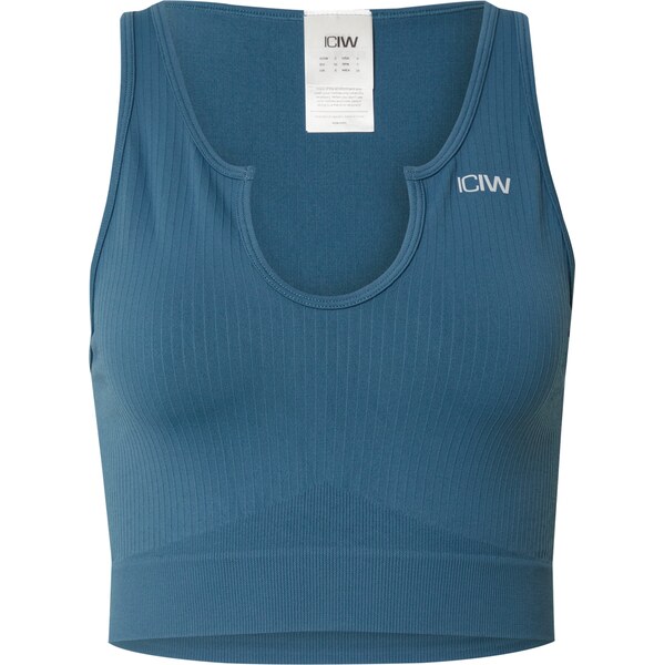 ICANIWILL Športový top zafírová / svetlosivá 63160311