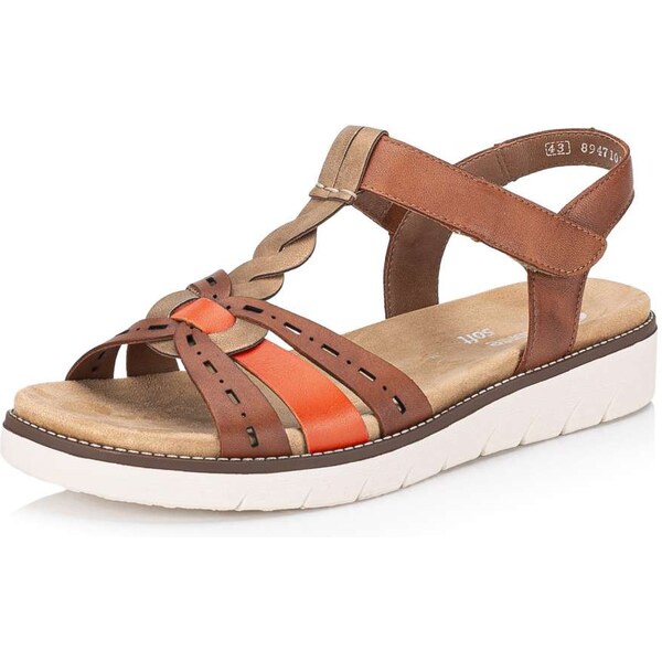 RIEKER Dámske sandále REMONTE D2044-24 hnedá S5 63022835