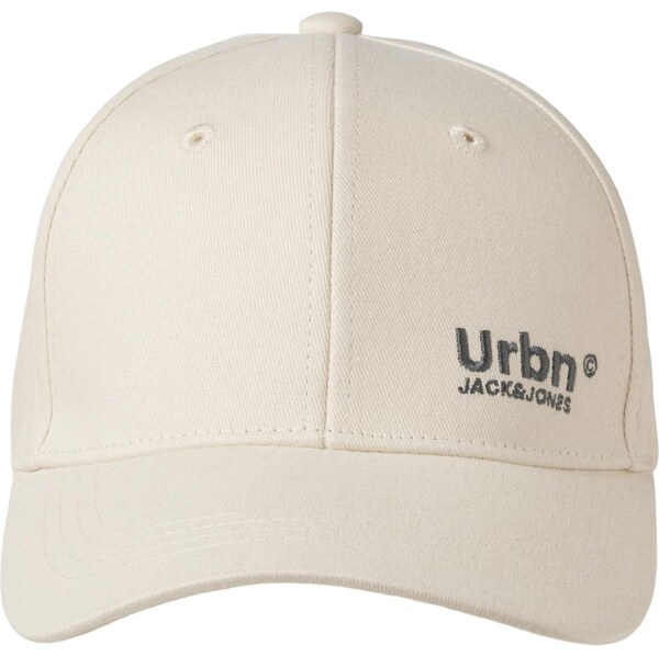 JACK & JONES Čiapka JACUrbn krémová / tmavosivá 63159239