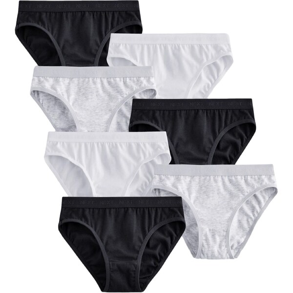 Next Nohavičky sivá melírovaná / čierna / biela 63067535