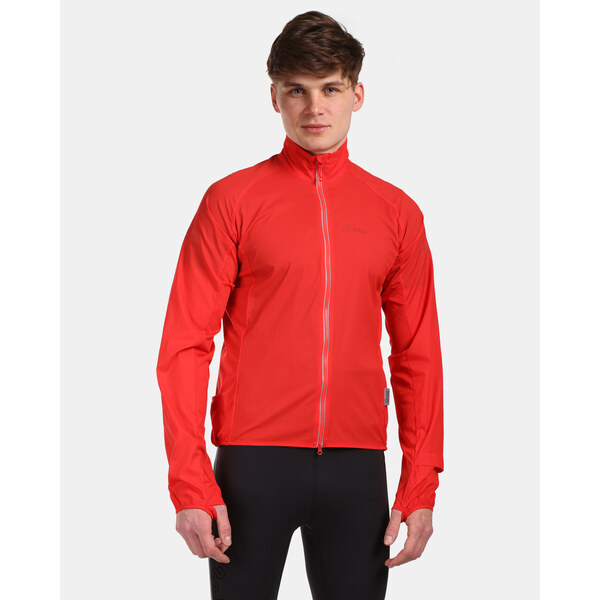 Pánska ľahká bežecká bunda Kilpi TIRANO-M červená 41215525